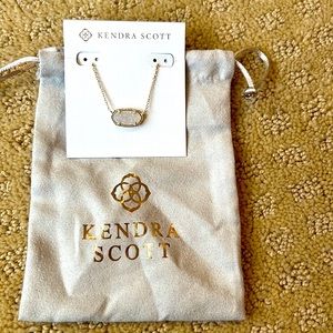 Kendra Scott gold and pearl necklace